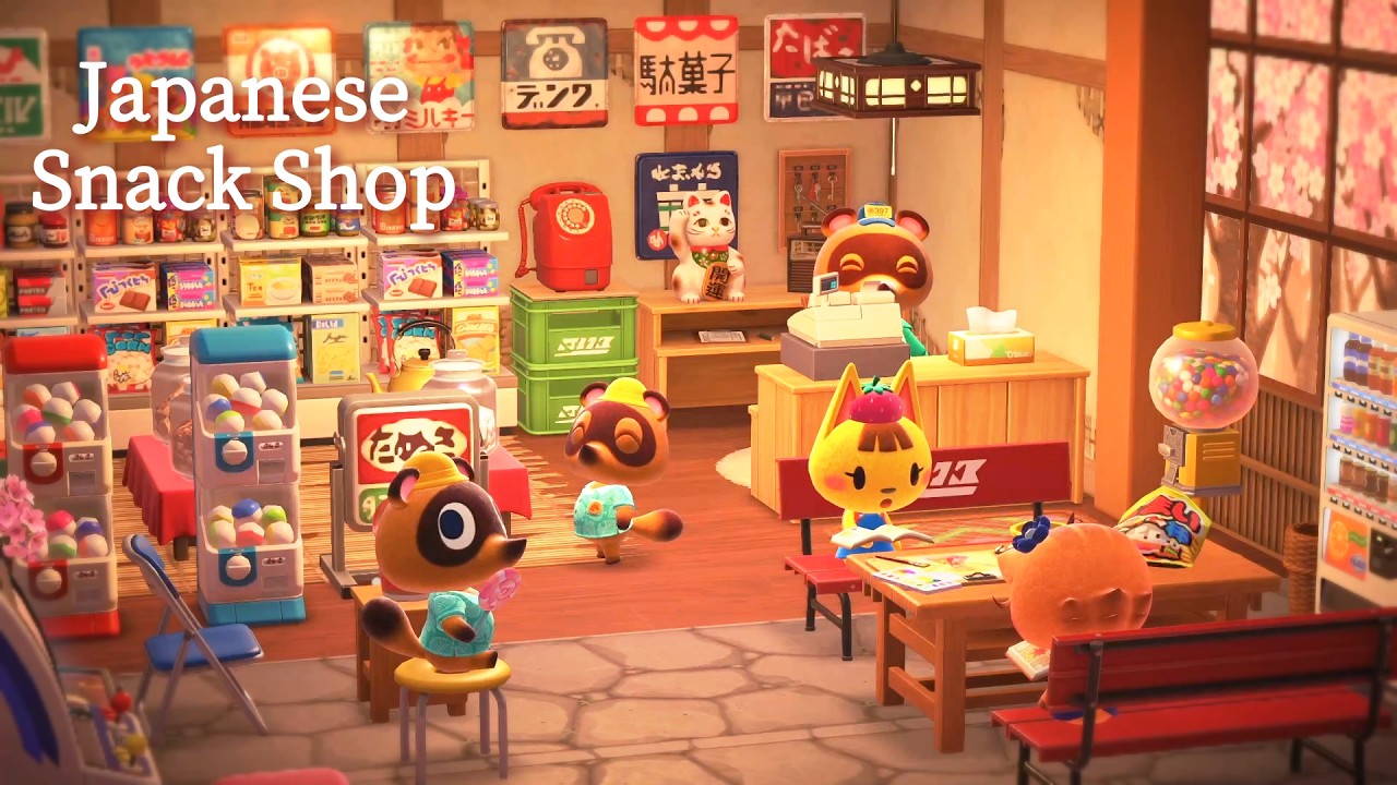 🍬 Cozy Japanese Retro Snack Shop 🌸 Spring Chillhop for Study & Work｜Animal Crossing Ambience