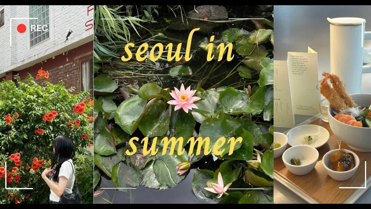 [VLOG] seoul summer 🌺 cycling, window shopping etc | ENG/KR CC