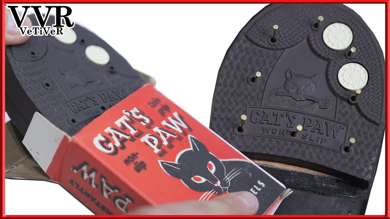 [ASMR] 'Heel,Toe Repair' 'GUIDI Boots + 'CAT'S PAW' Vintage Heel  -4k 👢🌊🐈🐾🖤🐱