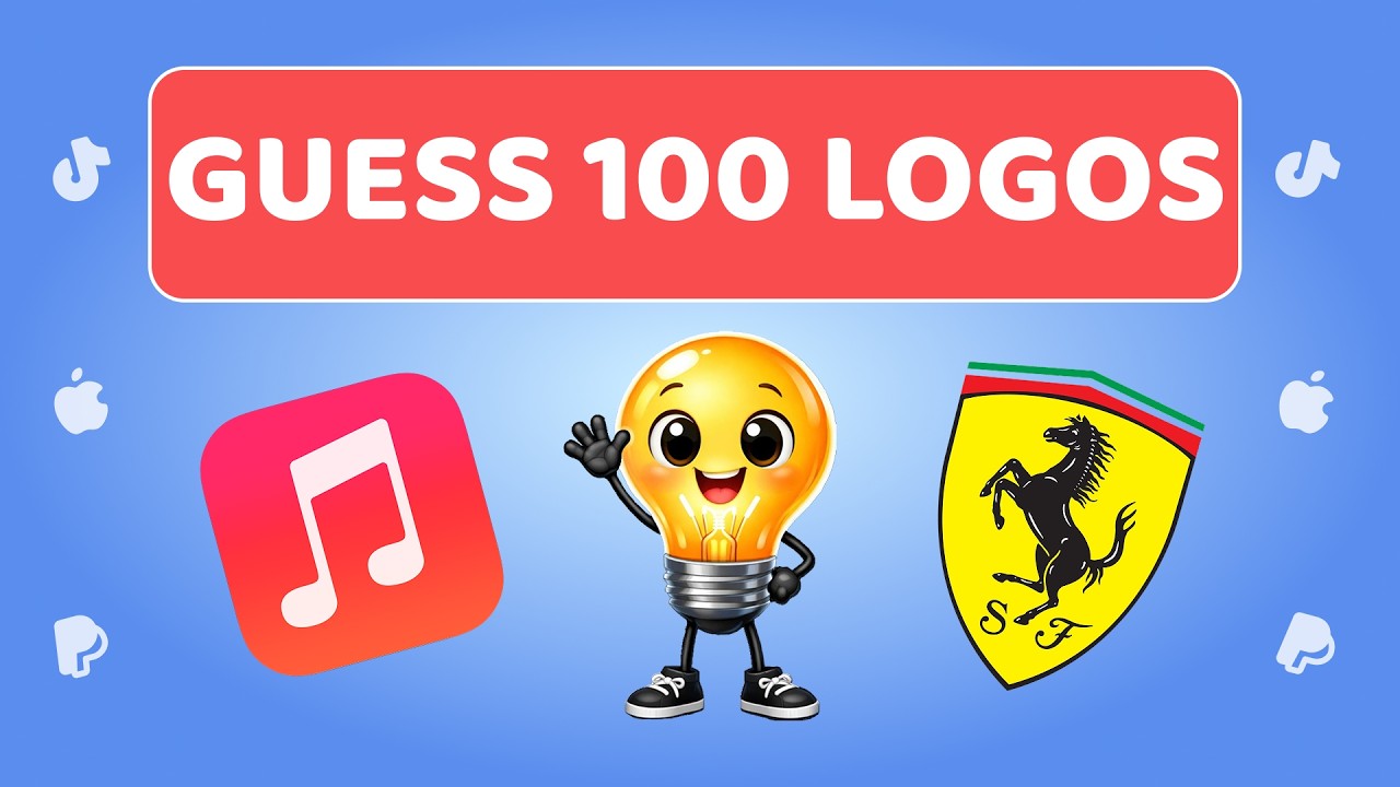 100 Logo Quiz Challenge 🧠🔥 Easy → Medium → Hard! Can You Score 100/100?
