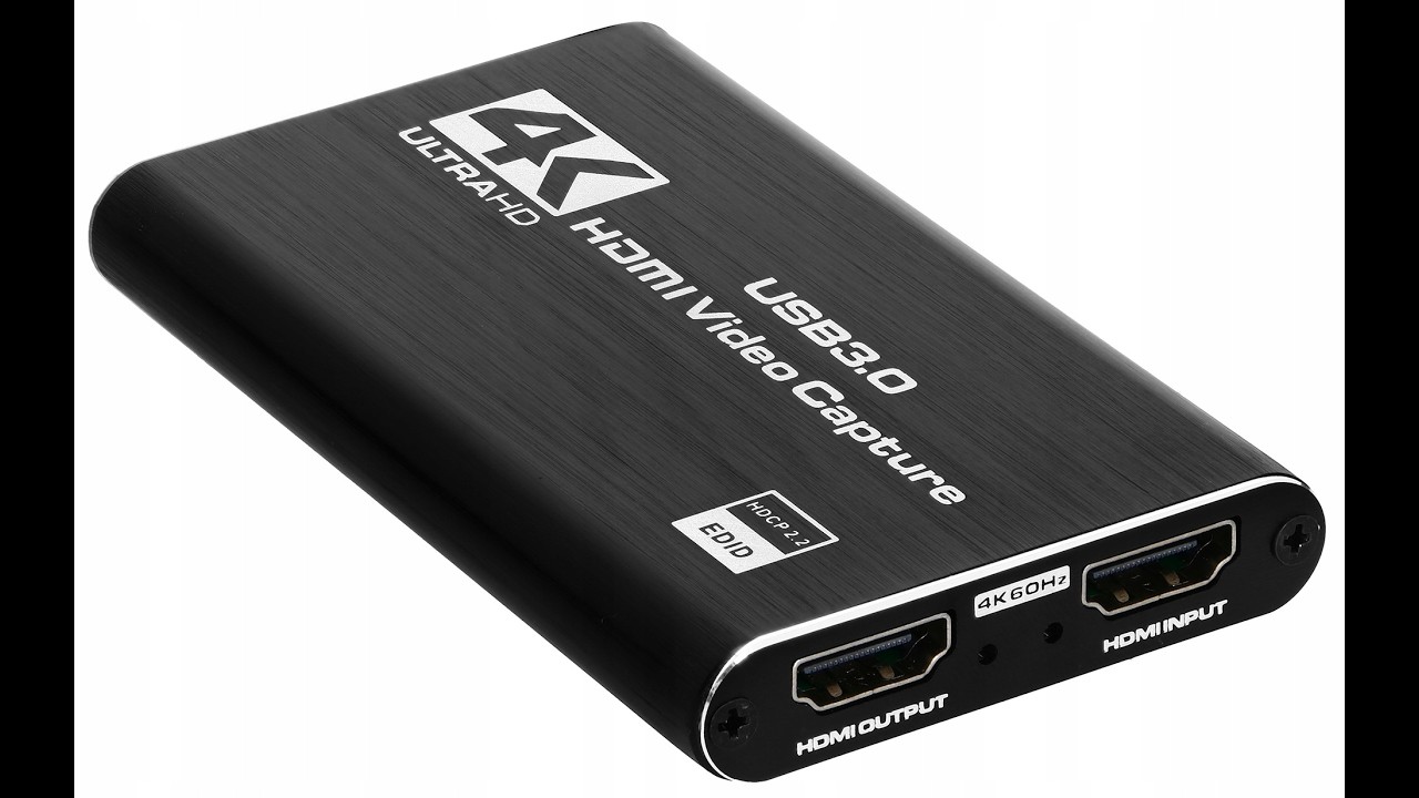 M&oacute;j nowy grabber HDMI 4K na USB 3.0 z Allegro.