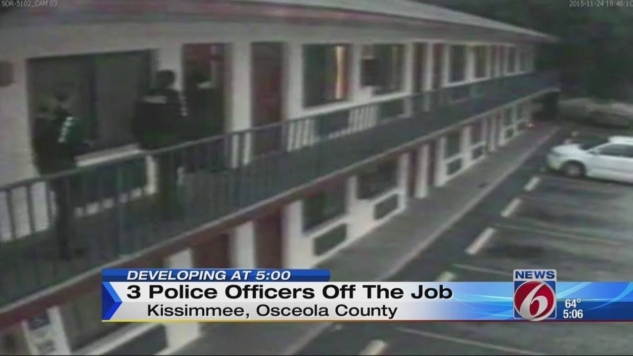 3 police officers off the job, accused of lying in court