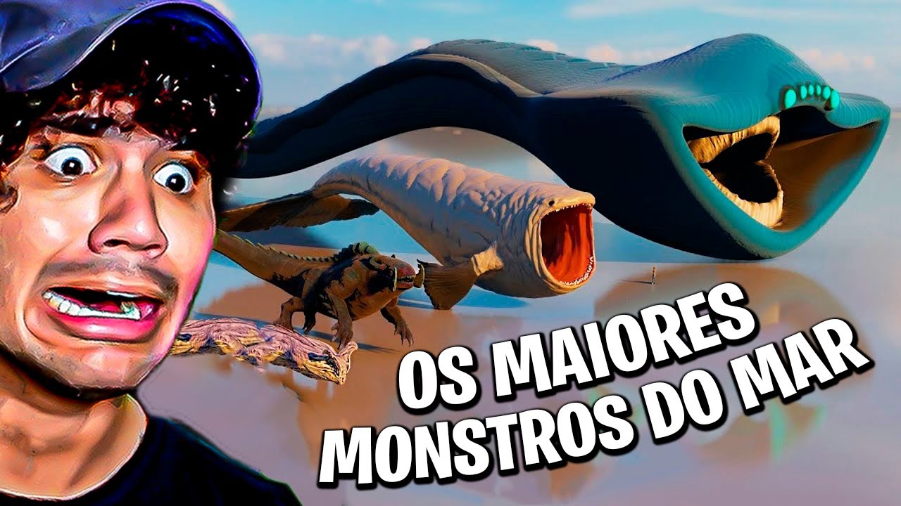 A MAIOR Comparação de TAMANHO de Monstros do Mar! (Reação)
