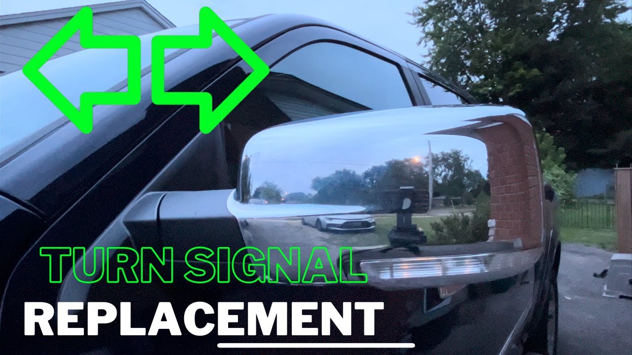 Ram 1500 mirror  turn signal & puddle light replacement