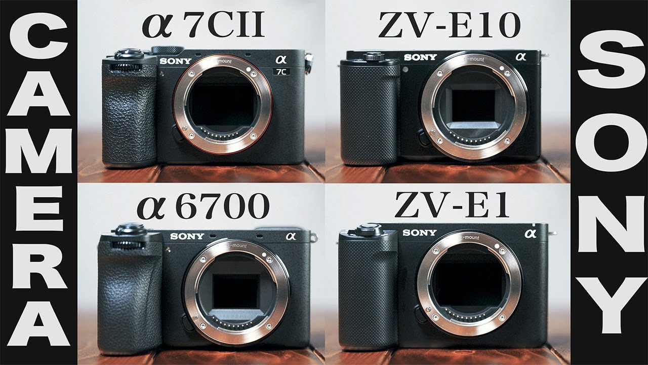 【SONYカメラ比較】コンパクト4機種｜α7CII、α6700、ZV-E10、ZV-E1＋ZV-E10IIも