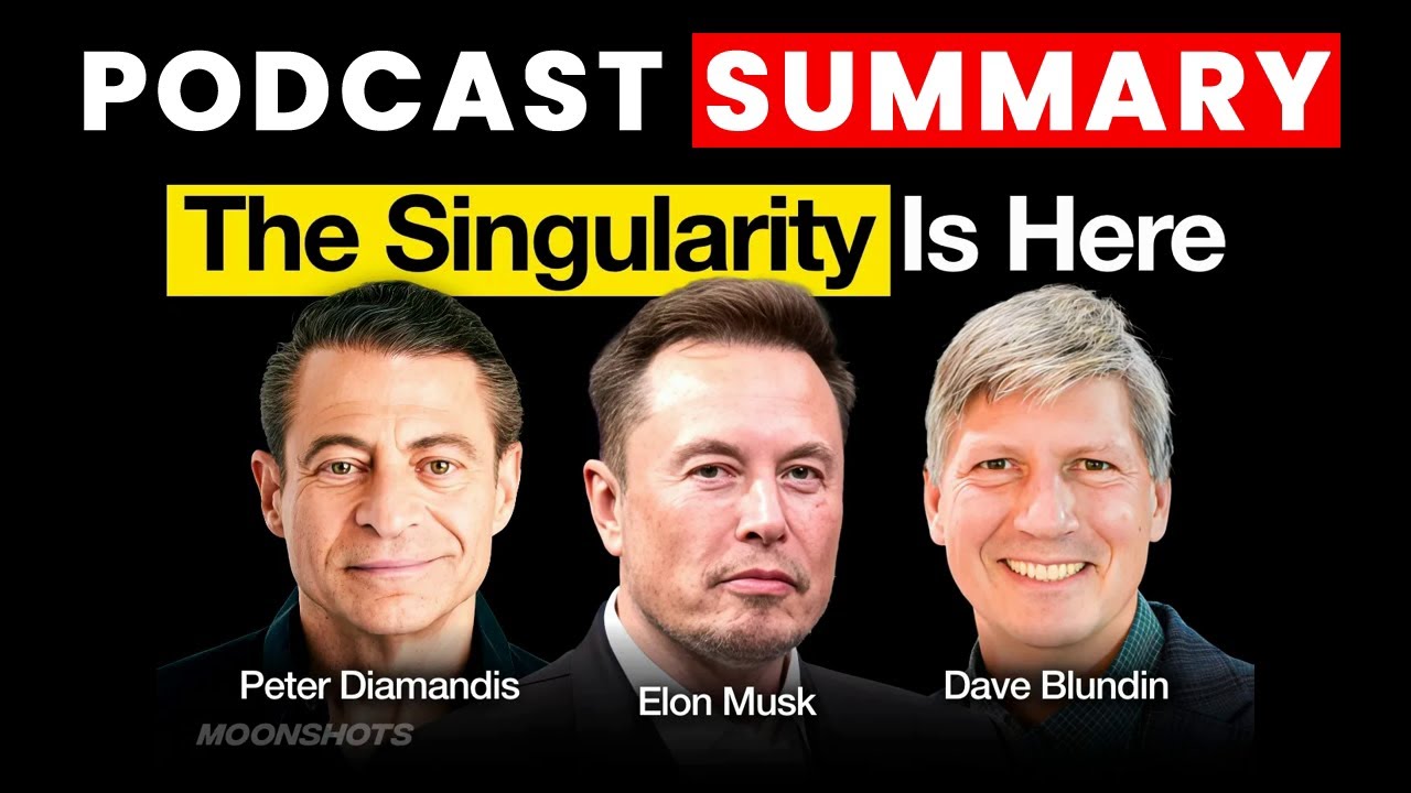 Elon Musk on AGI Timeline, US vs China, Job Markets & Humanoid Robots | Moonshots Podcast