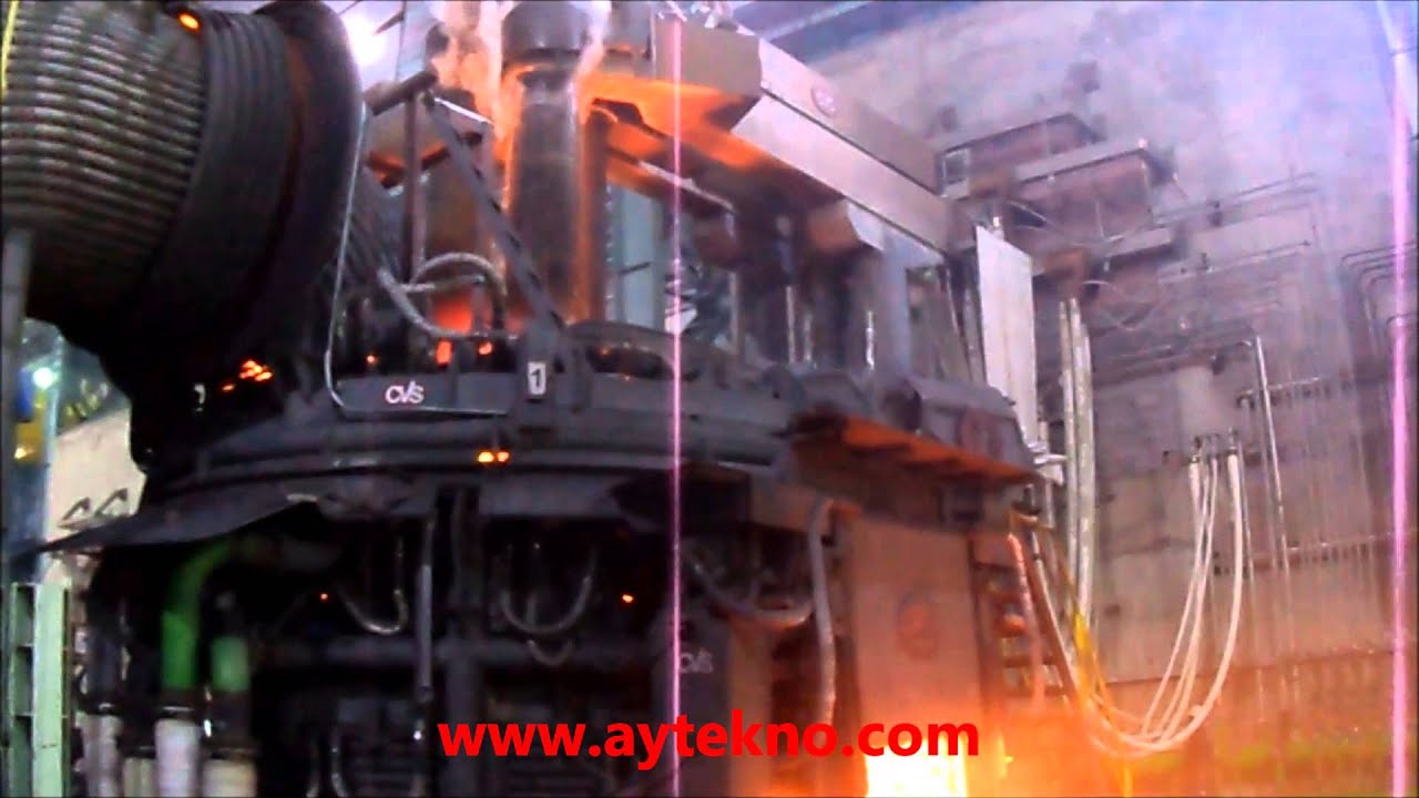 EAF döküm alıyor Polteks F&F Steel Aytekno Mühendislik arc furnace