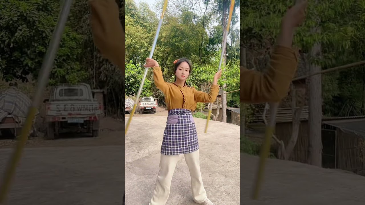 Kungfu china master 424/Hướng dẫn m&uacute;a gậy#霞光腊月#kungfu #wing chun