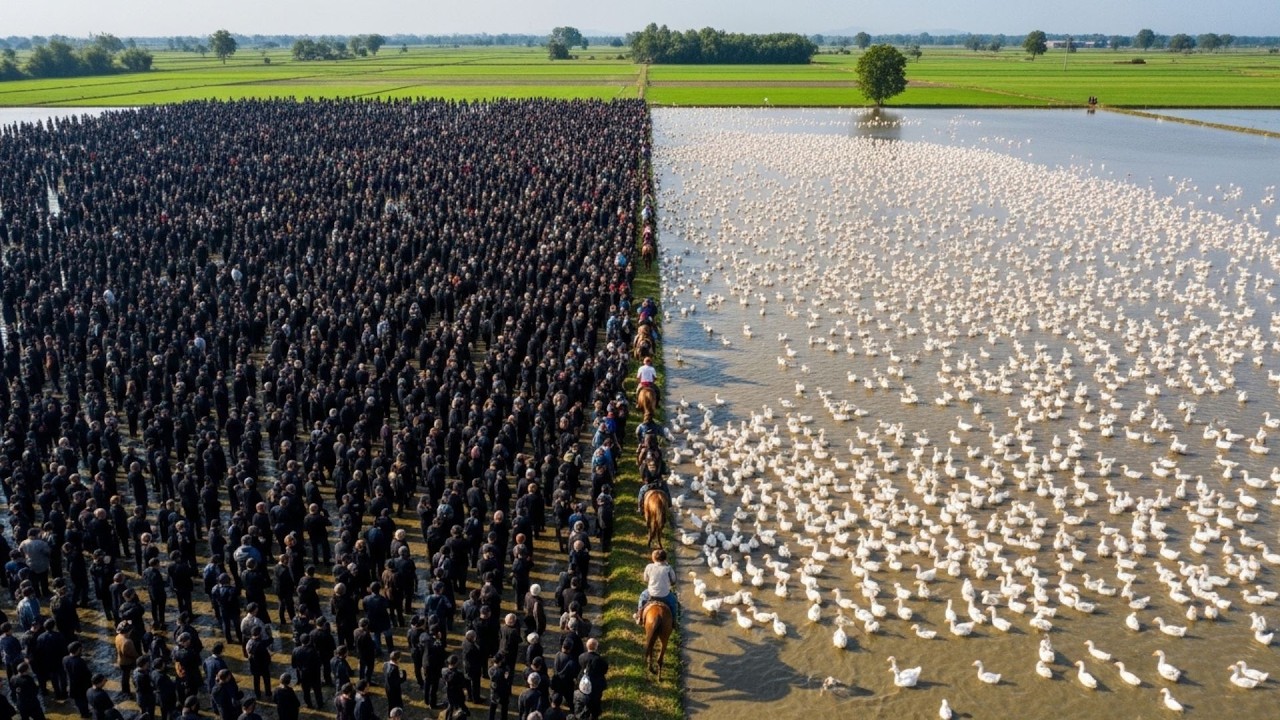 Revolution in der Landwirtschaft? Warum China Tausende Enten in verseuchte Reisfelder freiließ