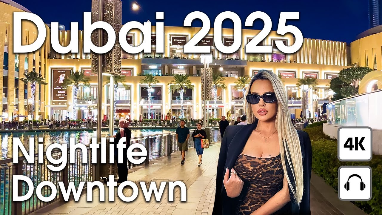 Dubai 🇦🇪 Luxury Downtown, & JBR (Jumeirah Beach Residence) [4K] Walking Tour Compilation