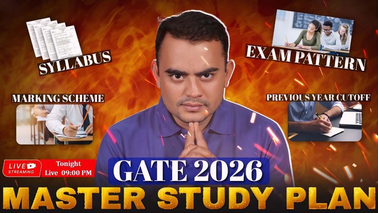 План обучения Master Study Plan🔥 Кандидаты GATE 2026, готовы ли вы к победе? Ваш окончательный пл...