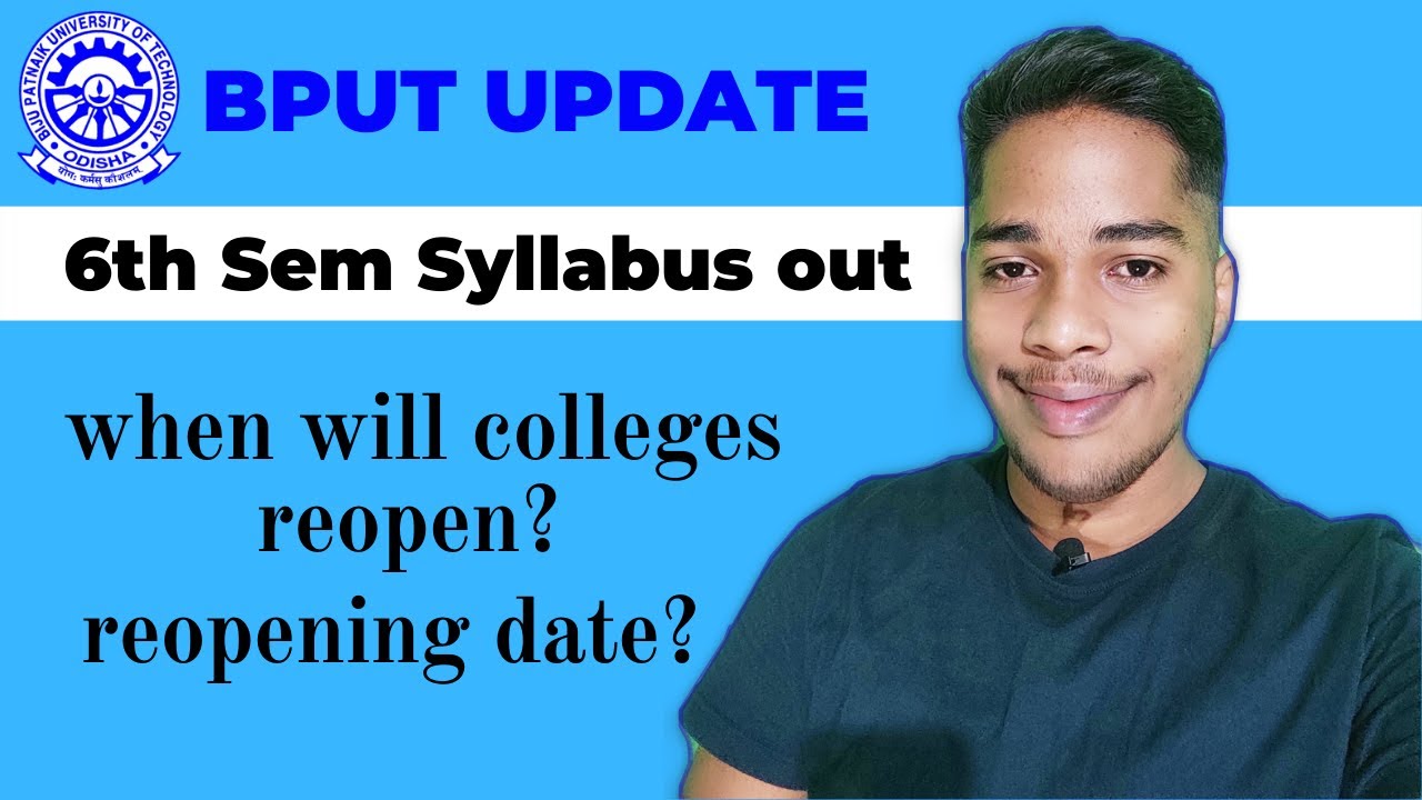 6th Sem Syllabus Out||Update About College Reopening||Back In Internal Exam||Complete Details Here