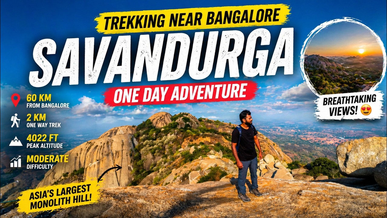 Savandurga Trek in 2026 🔥 | Permits, Route, Tips & Experience