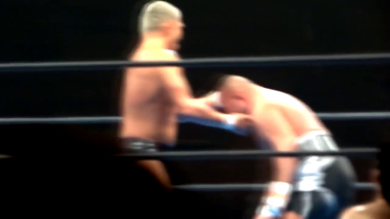 Minoru Suzuki three incredibly brutal strikes on Tomohiro Ishii - NJPW G1 Special in San Francisco