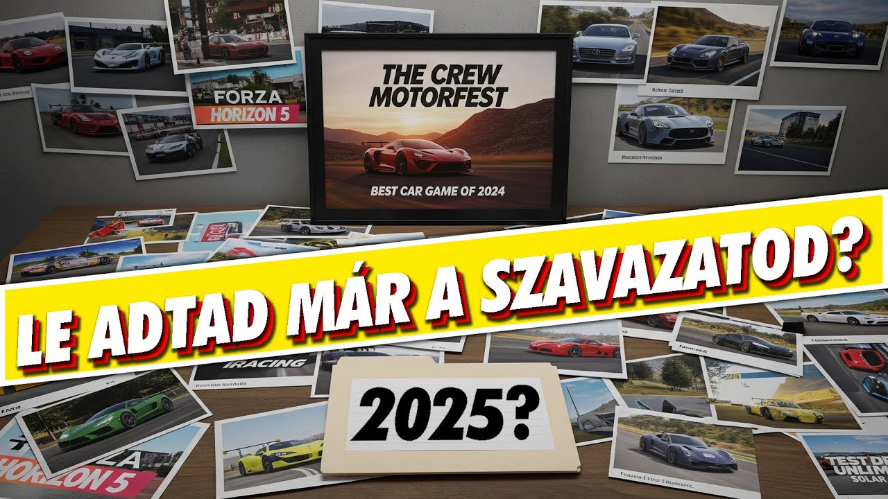 ELINDULT! a 2025-&ouml;s &eacute;v aut&oacute;s j&aacute;t&eacute;ka szavaz&aacute;s! &Eacute;n szavaztam! Na &eacute;s te?