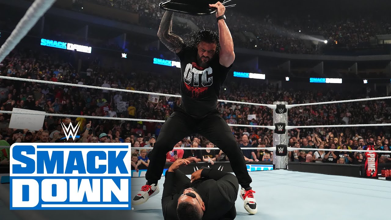 ПОЛНЫЙ СЕГМЕНТ: Роман Рейнс уничтожает The Bloodline: SmackDown, 9 августа 2024 г.