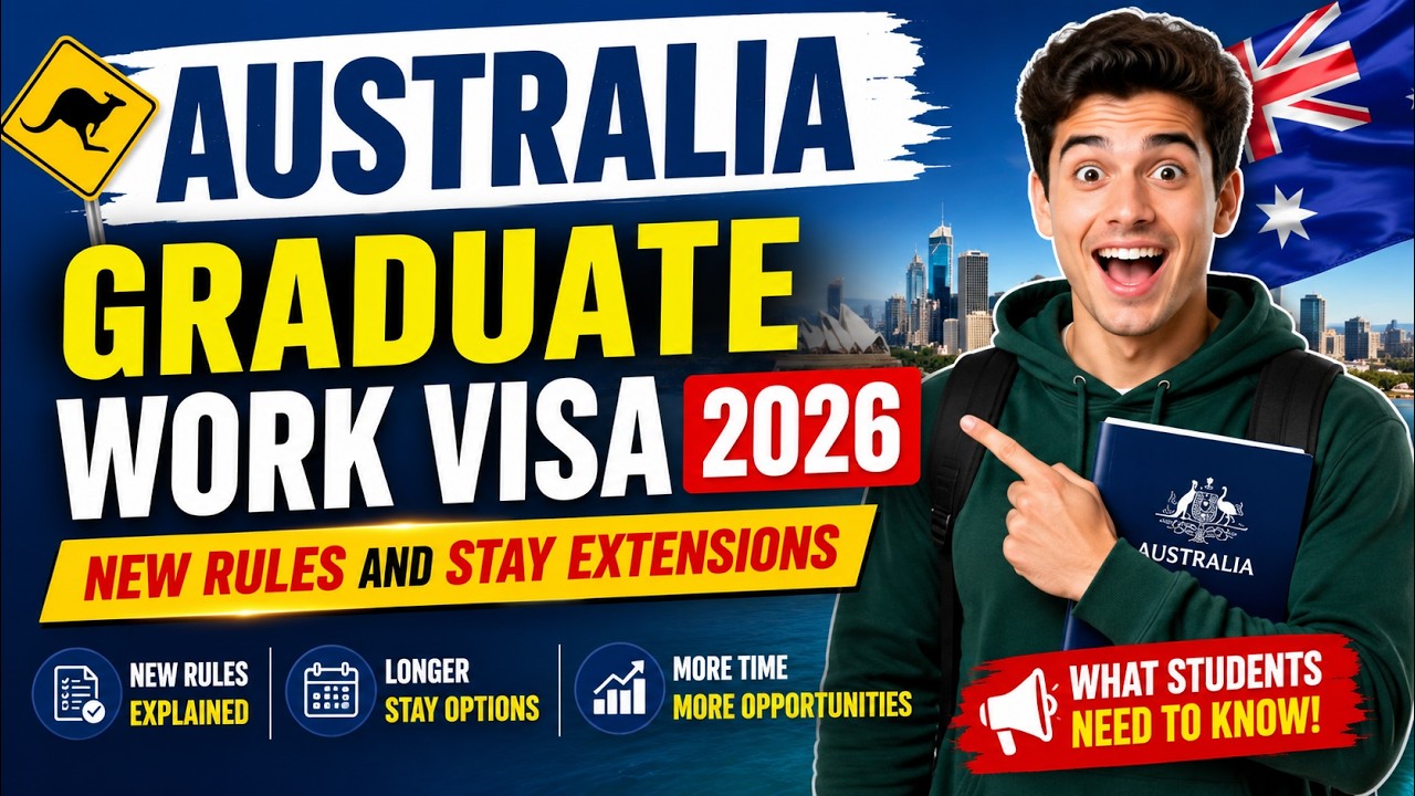 🇦🇺 Рабочая виза выпускника в Австралии 2026 | Новые правила, продление пребывания и пути к ПМЖ