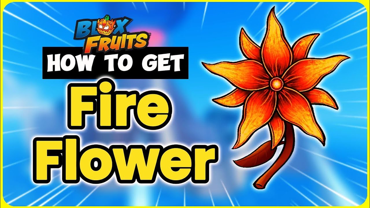 Как легко получить огненные цветы в Blox Fruits