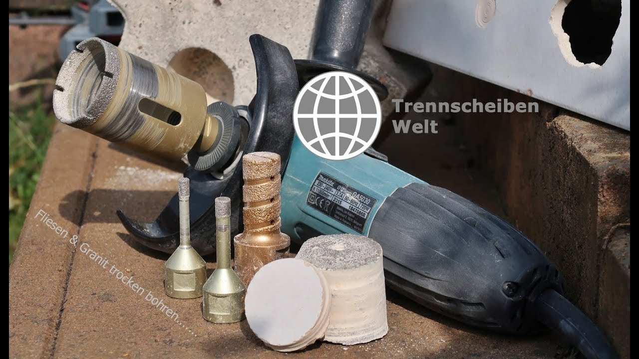 Fliesenbohrer Granitbohrer L&ouml;cher in Fliesen bohren einfach und schnell