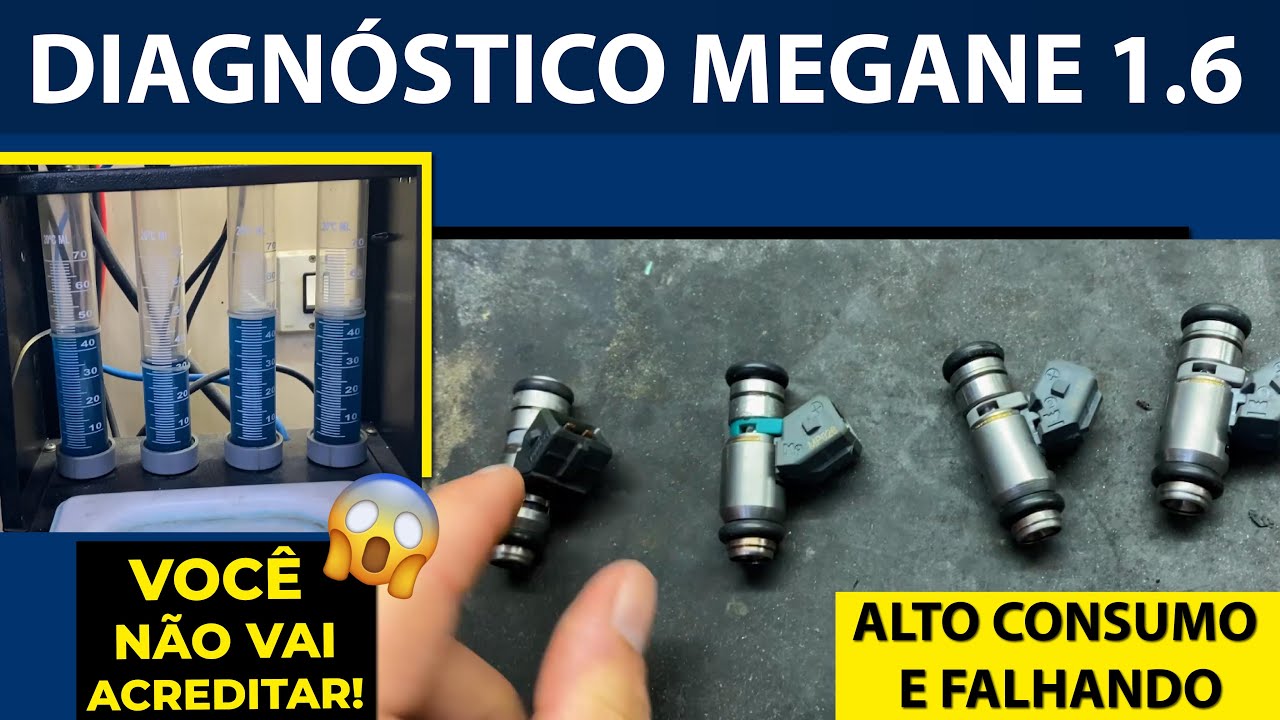 Diagnóstico Megane 1.6 16v K4M Consumo e falhando - Mão suina - Como que montam o carro assim?