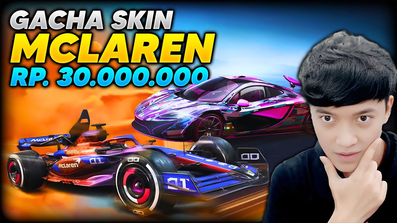 NEKAT TOP UP GACHA SKIN MCLAREN SENILAI RP 30.000.000 ?! NGERI SEHARGA MOTOR BENERAN - PUBG MOBILE