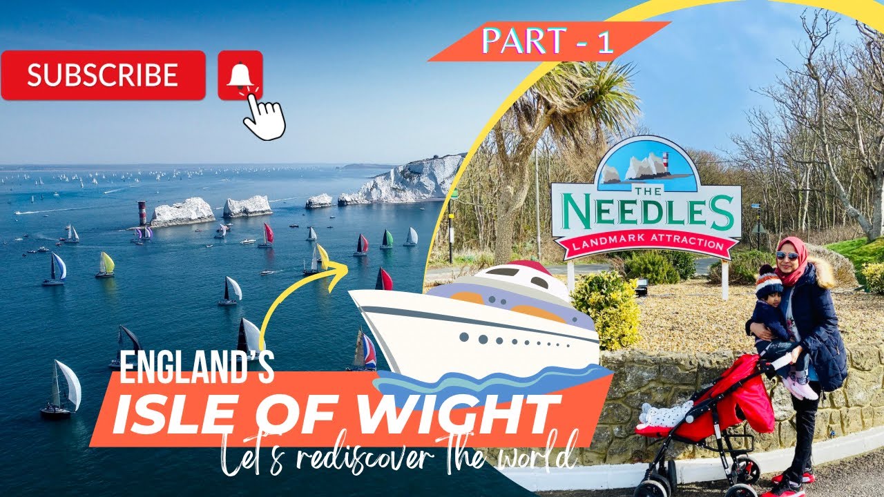 ISLE OF WIGHT, ENGLAND - PART I | RED FUNNEL FERRY RIDE | FAMILY TRAVEL | 4K HD VIDEO | MARCH 2023