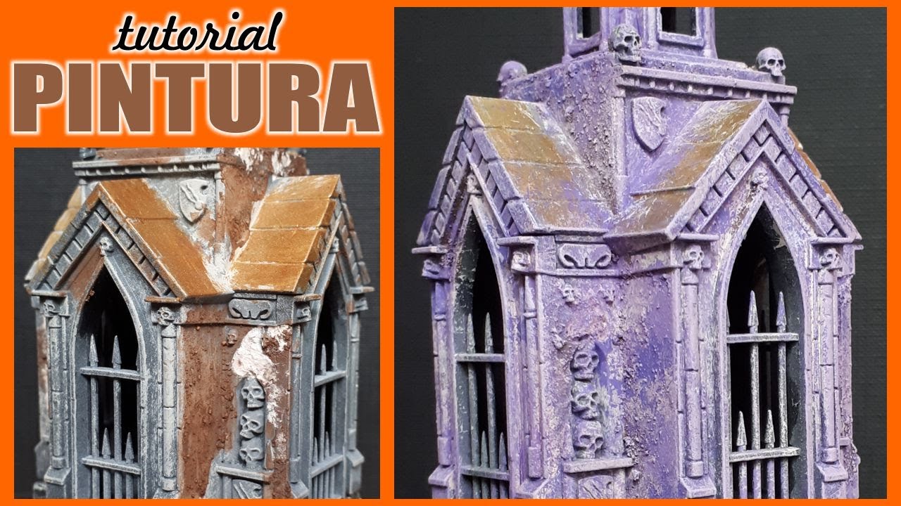 🎨 TUTORIAL de PINTURA estilo EL MARQUES 1 -Pintando escenografía WARHAMMER Mortal Realms paso a paso