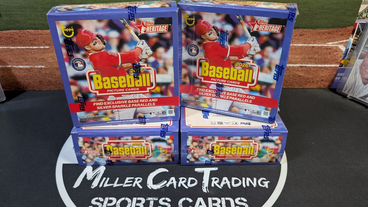 FOUR NEW MEGA BOXES!⚾2026 Topps Heritage!⚾BASEBALL CARDS!