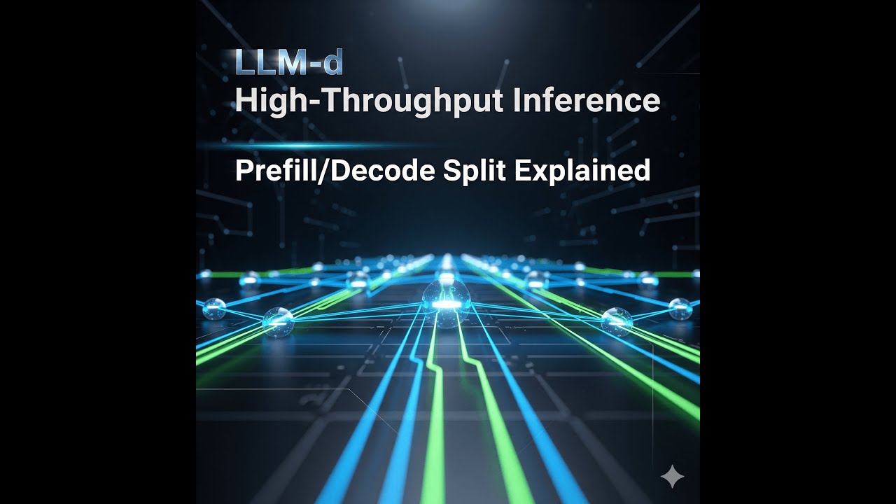 Efficient Disaggregated LLM Inference in 30s: llm-d.ai and vLLM Prefill + Decode