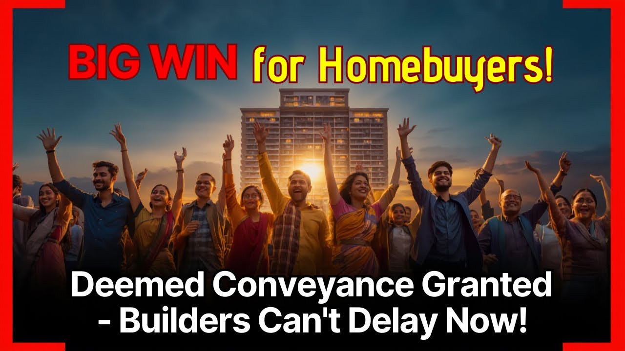 Big Win for Homebuyers! Deemed Conveyance Granted – How Builders Can't Delay Anymore