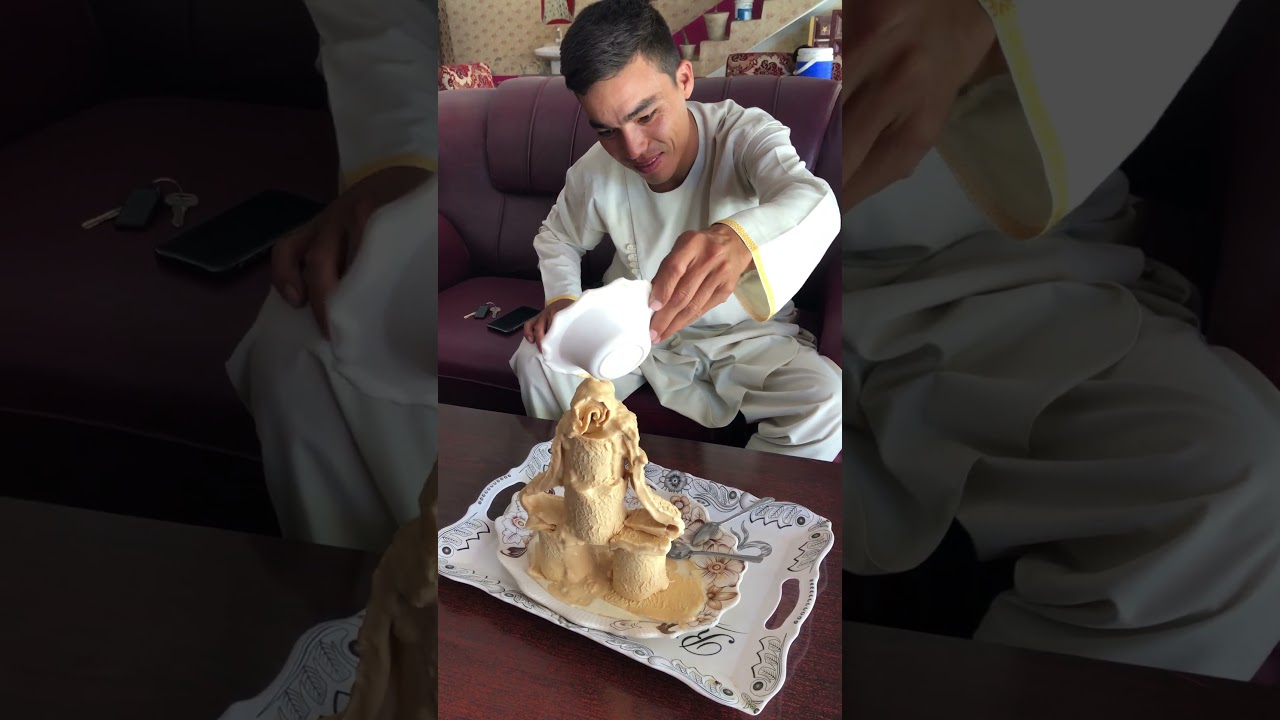 Sheer Yakh - an Afghan version of Kulfi ice cream.