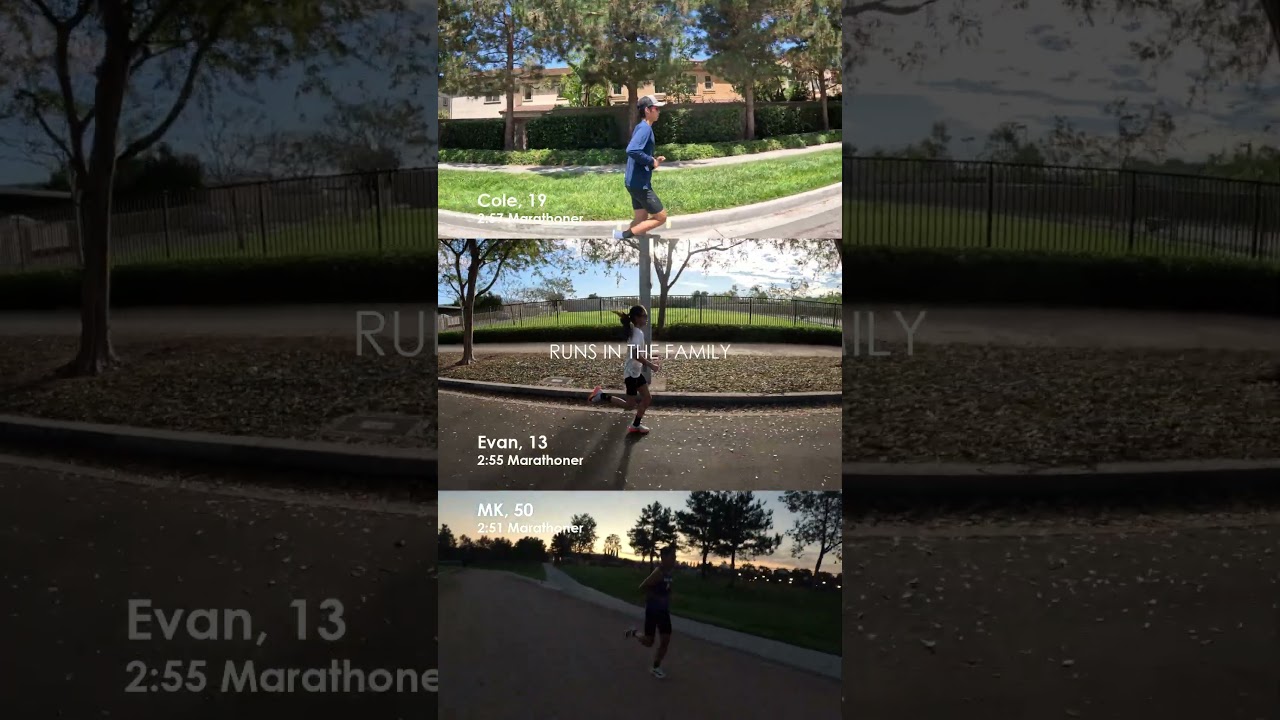Runs in the Family #marathon #running #family