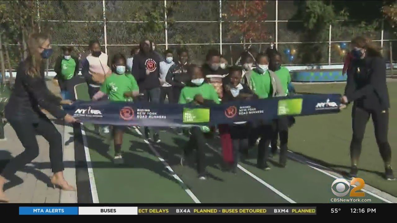 New York Road Runners Build New School Yard For Queens Students