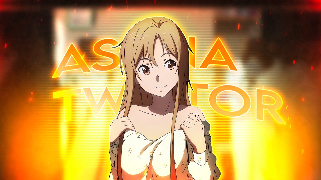 Asuna 4K Flowframes Clip + Topaz (SAO Progressive) Twixtor Clips For Editing