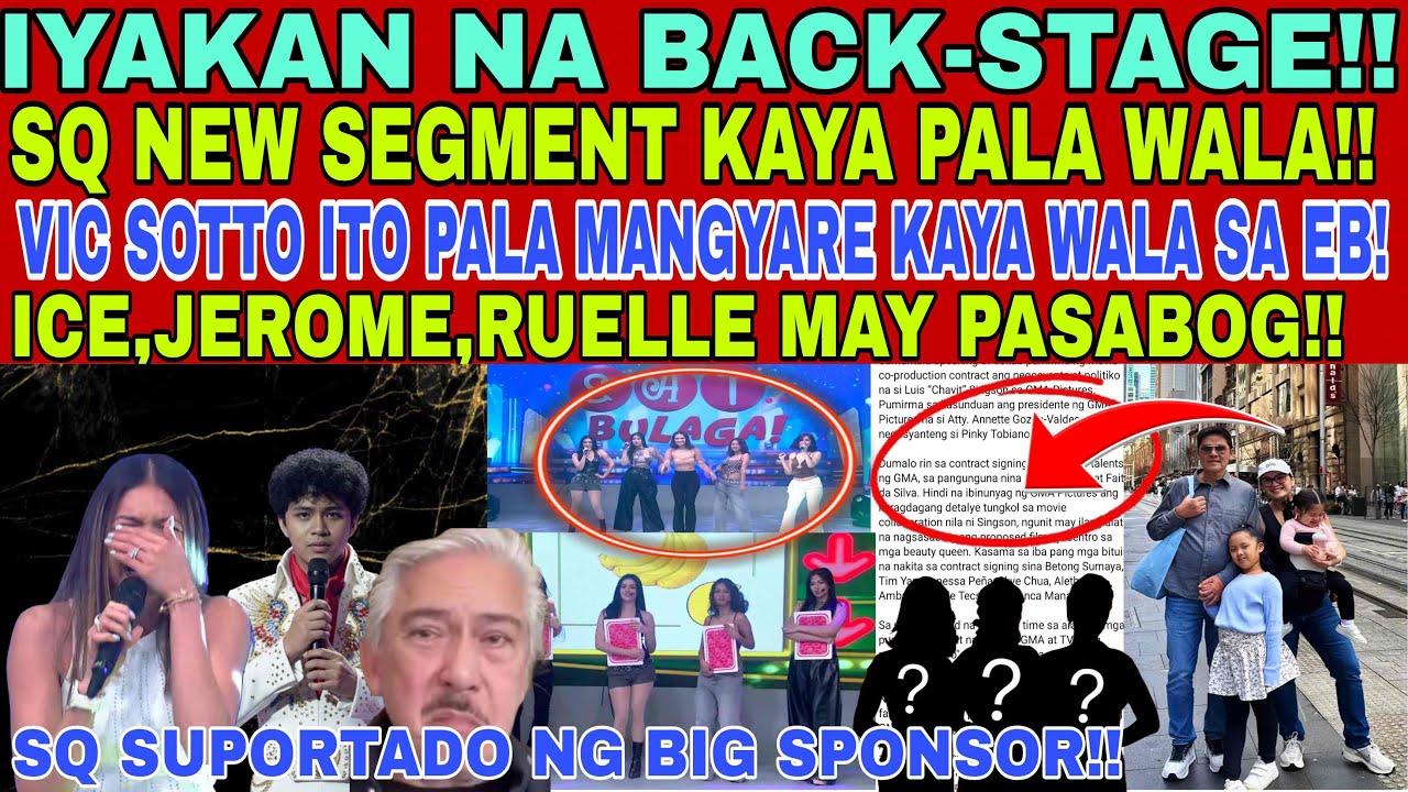 KAYA PALA SQ WALA NEW SEGMENT❗VIC SOTTO,ITO PALA NANGYARE KAYA WALA SA EB❗4 NA BUMALIK SA KINA BIGLA