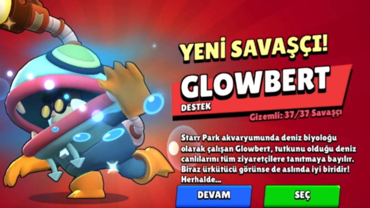 Yeni Karakter Glowbert Aldım - Brawl Stars
