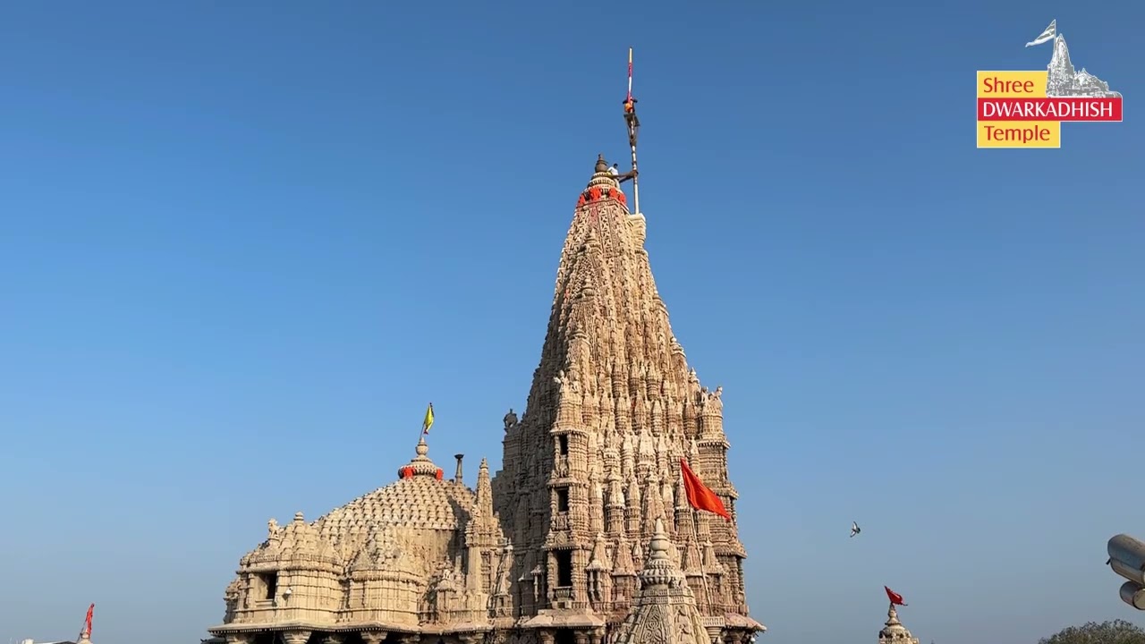 Dwarkadhish Temple Dhwaja Arohan Dt.27/02/2026