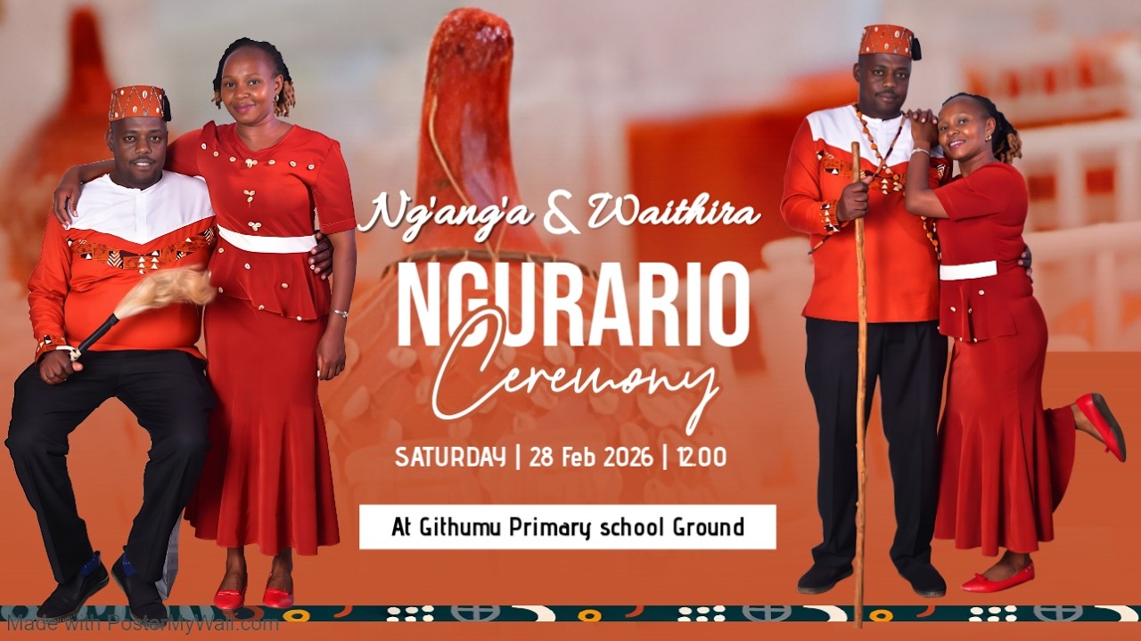 Ngurario ceremony Ya Ng'ang'a & Waithera