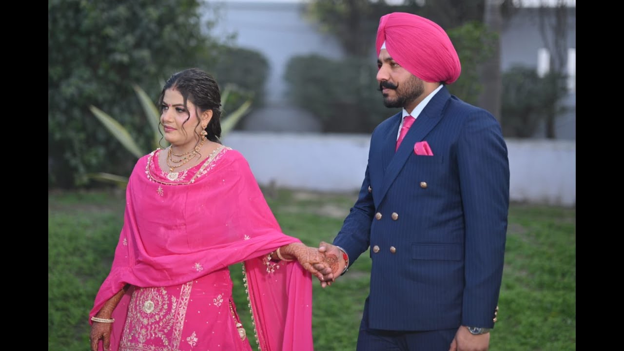 Lovepreet Singh weds Amandeep Kaur Live Wedding ceremony Cheema Studio M 7710660756