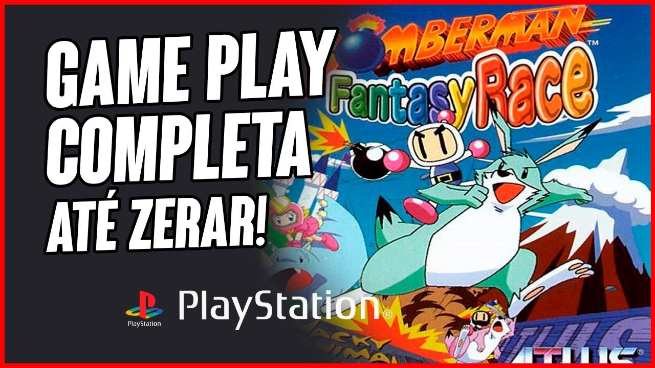 Bomberman Fantasy Race (PS1) ATÉ ZERAR!