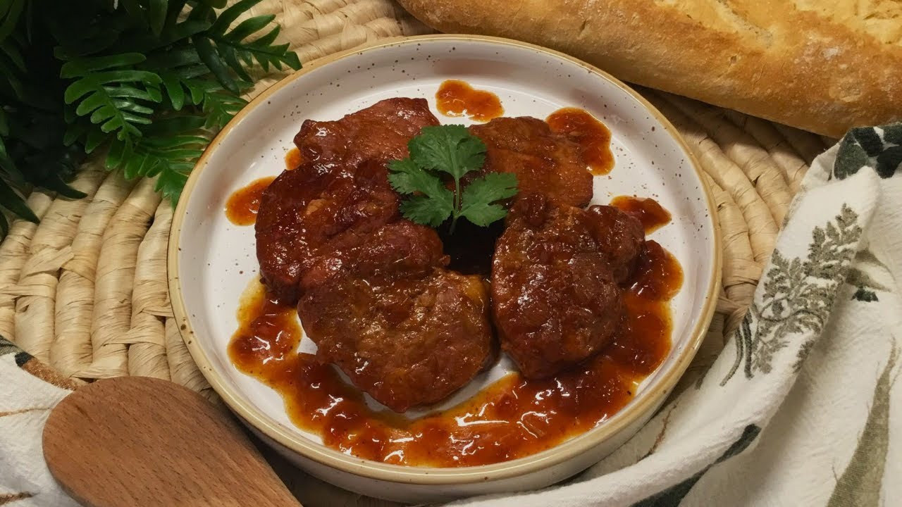 Filet mignon de porc au  caramel - caramelized filet mignon