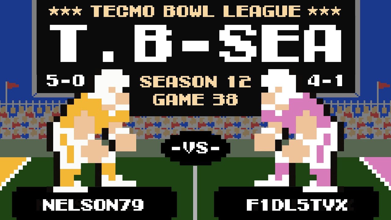 NELSON79 vs F1DL5TYX | Tecmo Bowl League Season 12