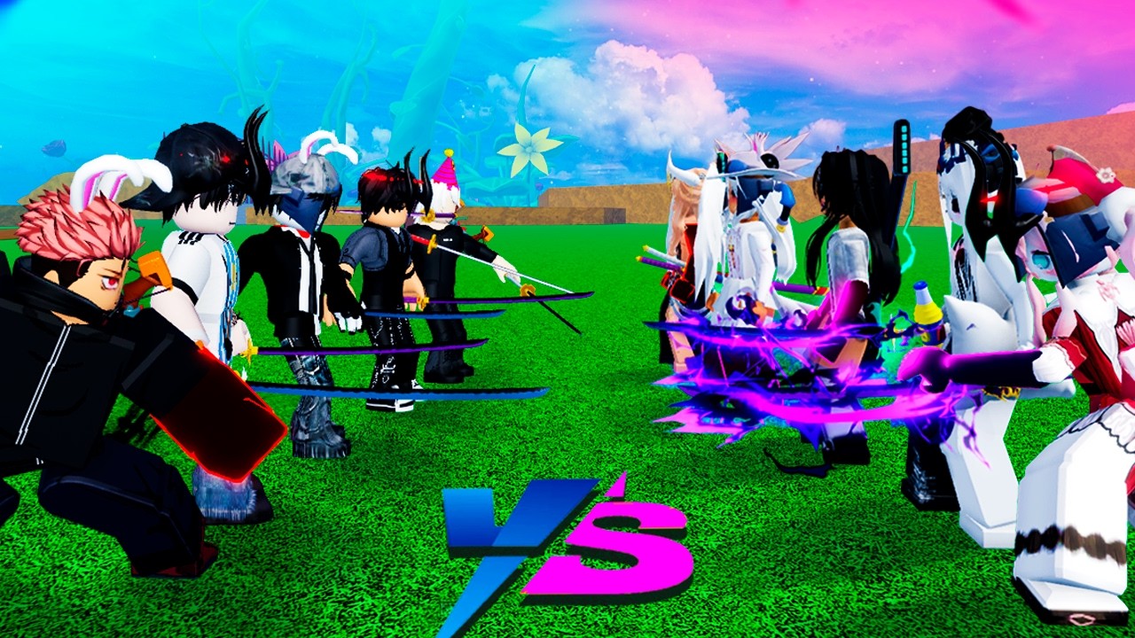Boys vs Girls in Blox Fruits...