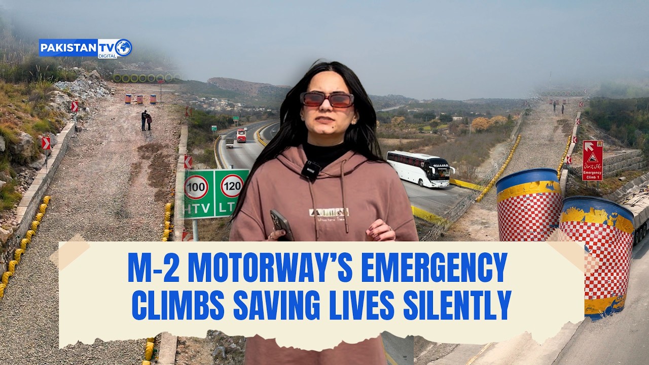 Engineering & foresight: How M-2 motorway's emergency climbs save lives silently