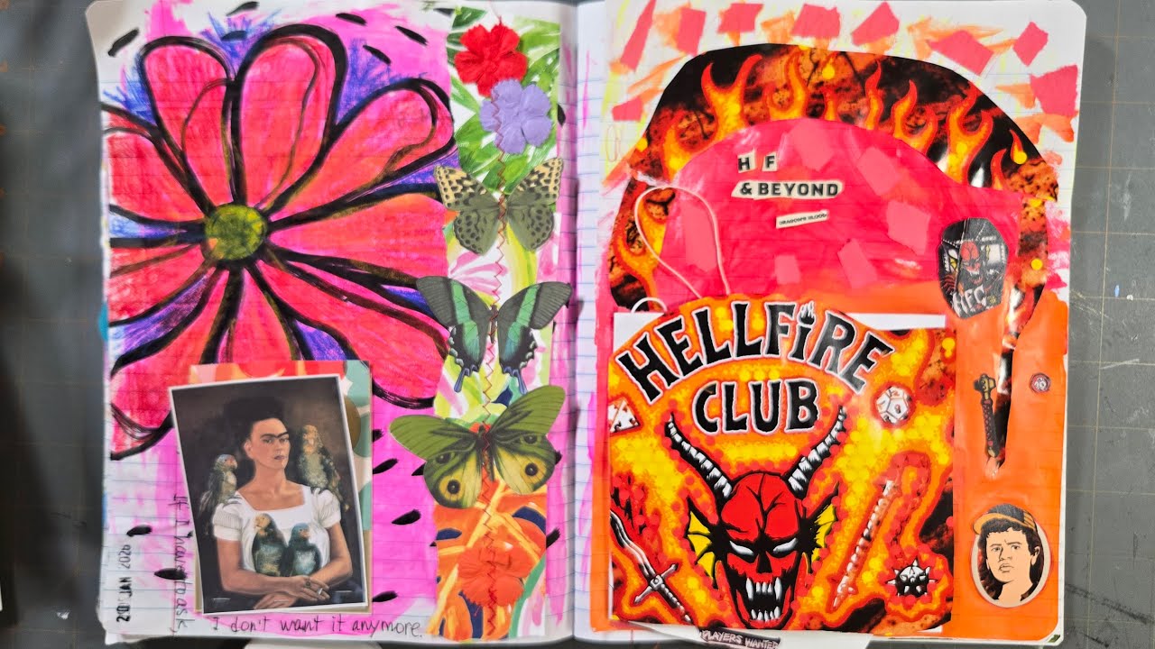 #artjournalbonusprompt2526 Double Feature Share