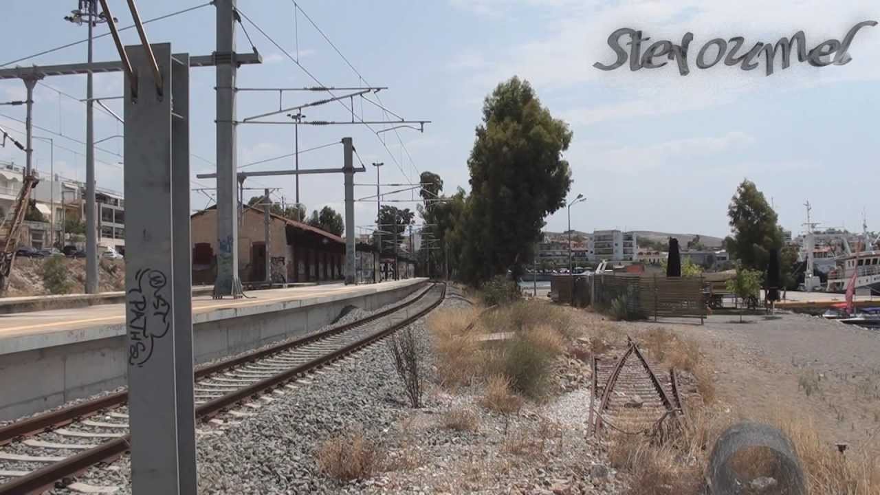 Trains in Chalkida Station (22/7/2013)