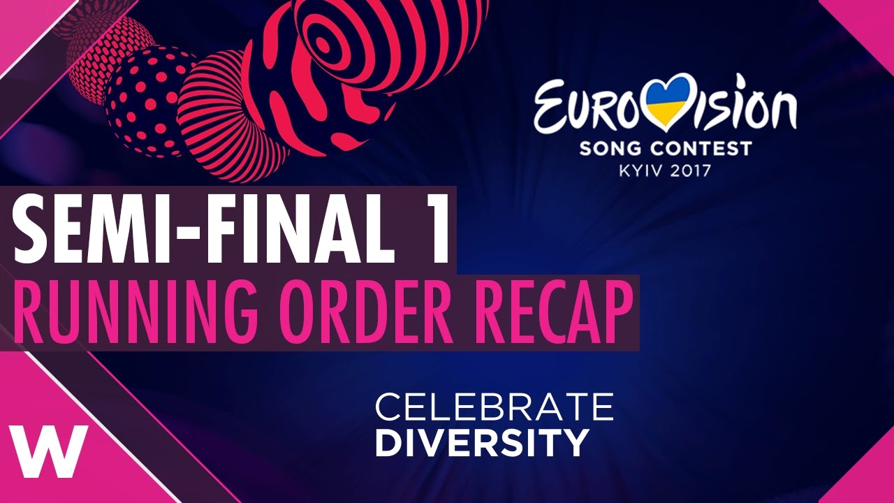 Eurovision 2017: Semi-Final 1 Running Order