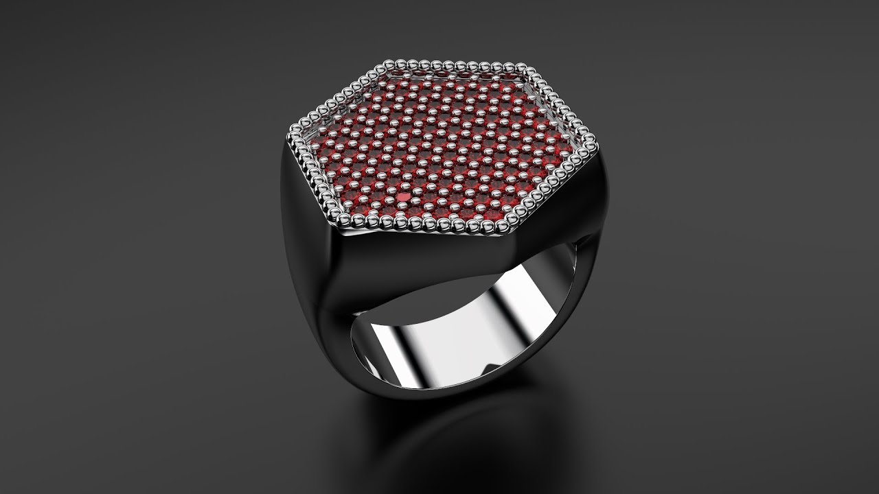 Advanced signet ring - new in RhinoGold 6.5