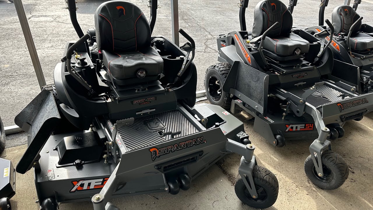 2023 Spartan SRT-XD & SRT-XDe zero turn mower overview
