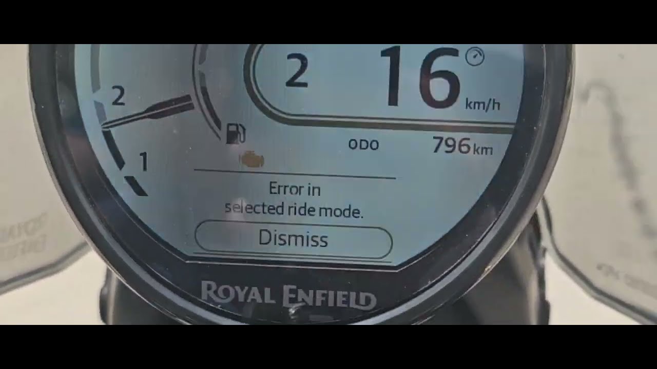 Himalayan 450 issues-APS Failure-Error in selected ride mode.